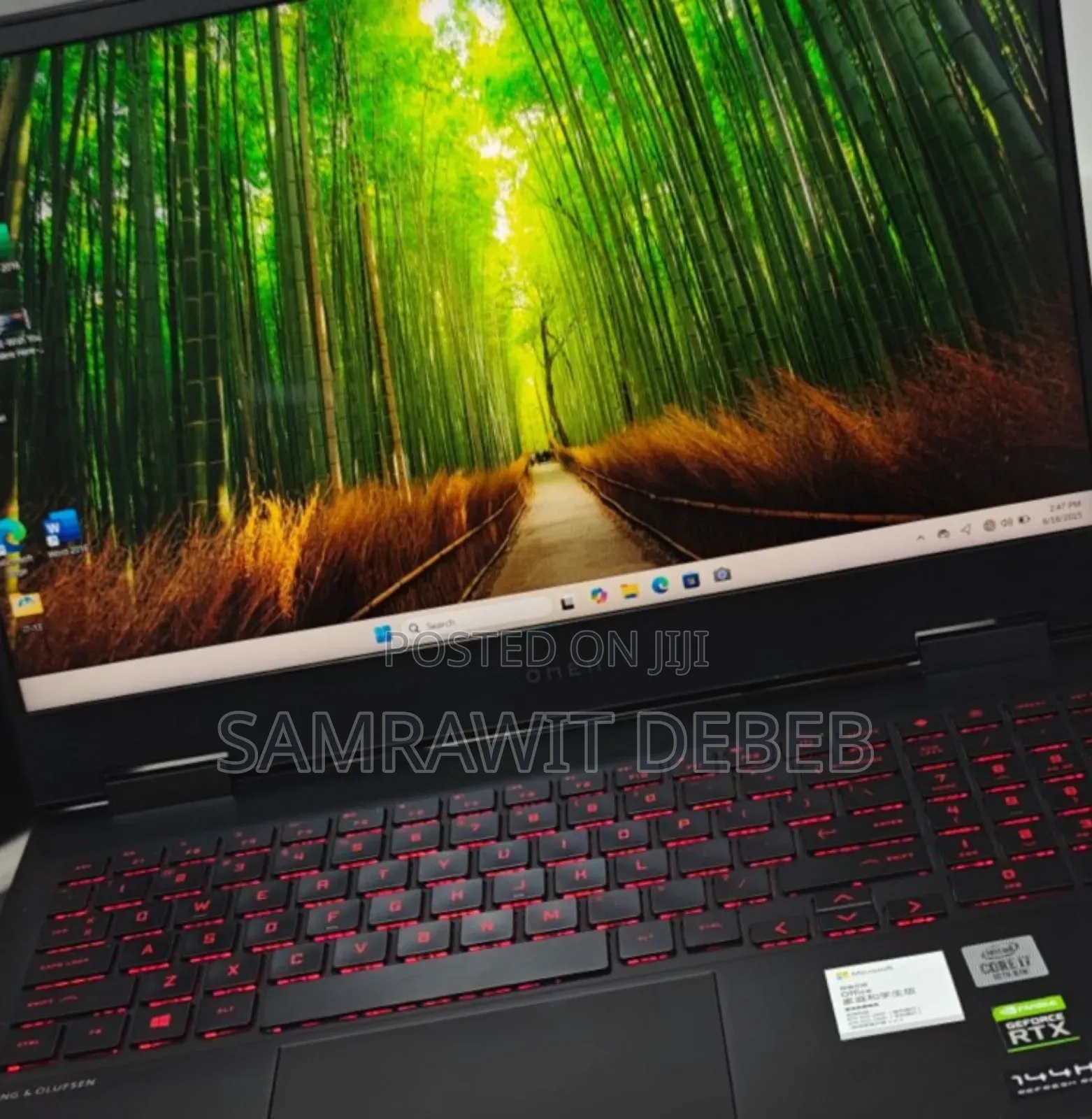 New Laptop HP Omen 15 16GB Intel Core I7 SSD 512GB
