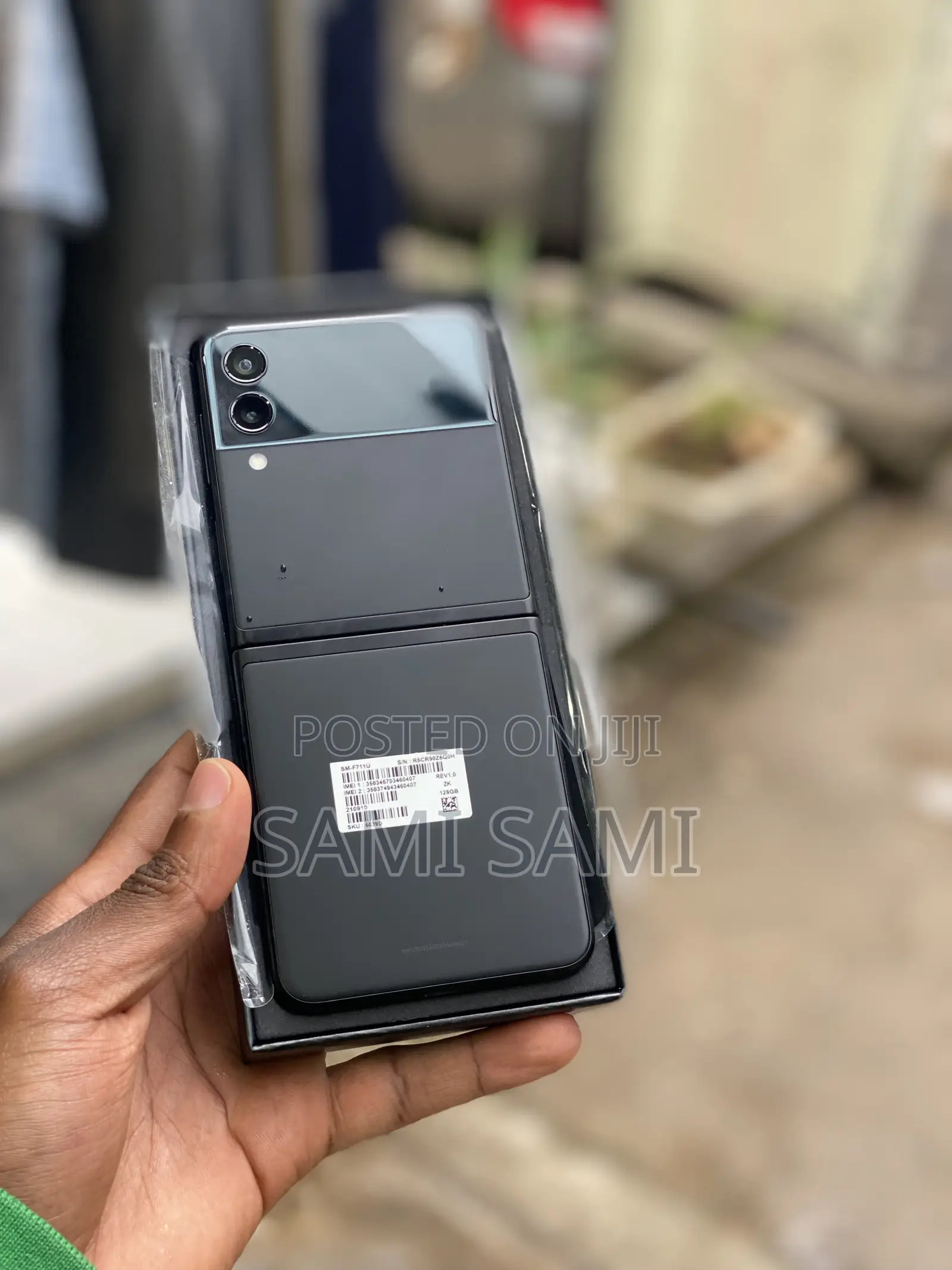 New Samsung Galaxy Z Flip 3 128 GB Black