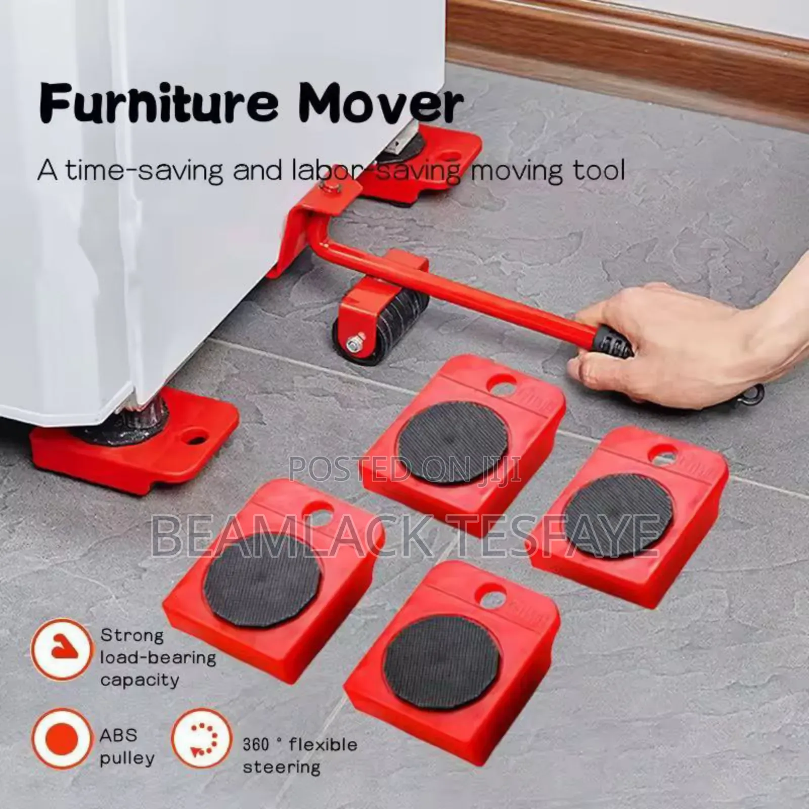 Home Moving Furniture Caster Wheel Heavy Objects Transporter Mover