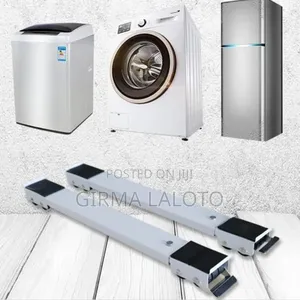 Photo - Adjustable Moving Roller Wheels Stand With Brake.