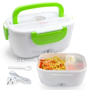 የኤሌክትሪክ ማሞቂያ ያለው የምሳ እቃ 