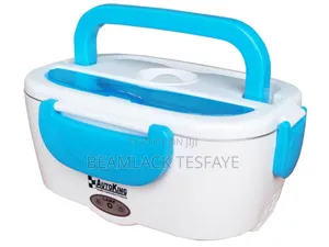 የኤሌክትሪክ ማሞቂያ ያለው የምሳ እቃ 