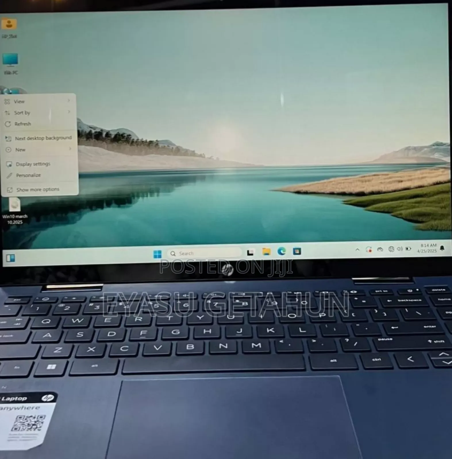 New Laptop HP Pavilion 15 8GB Intel Core I3 SSD 256GB
