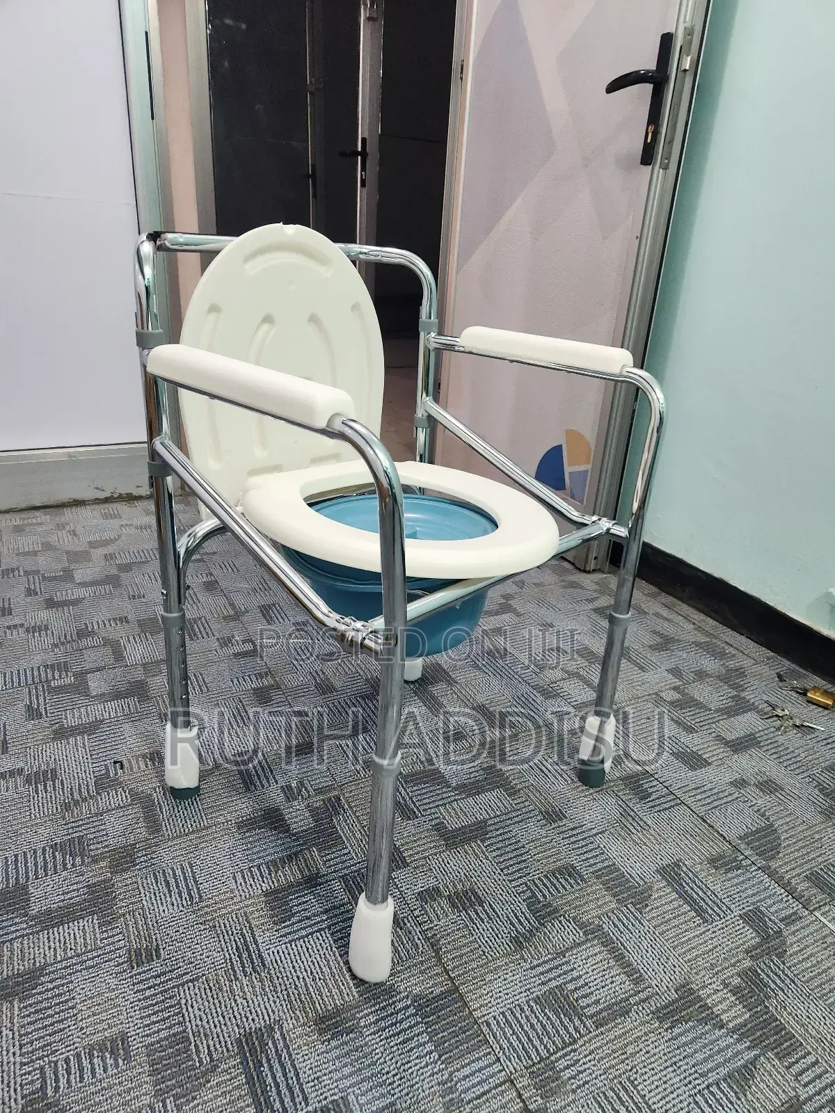 Commode Medical Chair朱紅toilet Chair段的commode Chair客機poty Chair New