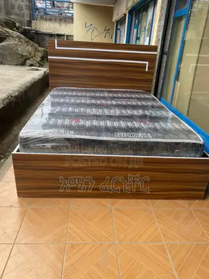 Photo - አልጋ(Alga),Bed 1.20 በ8,800. (ከፍራሽ ጋር 15,000.