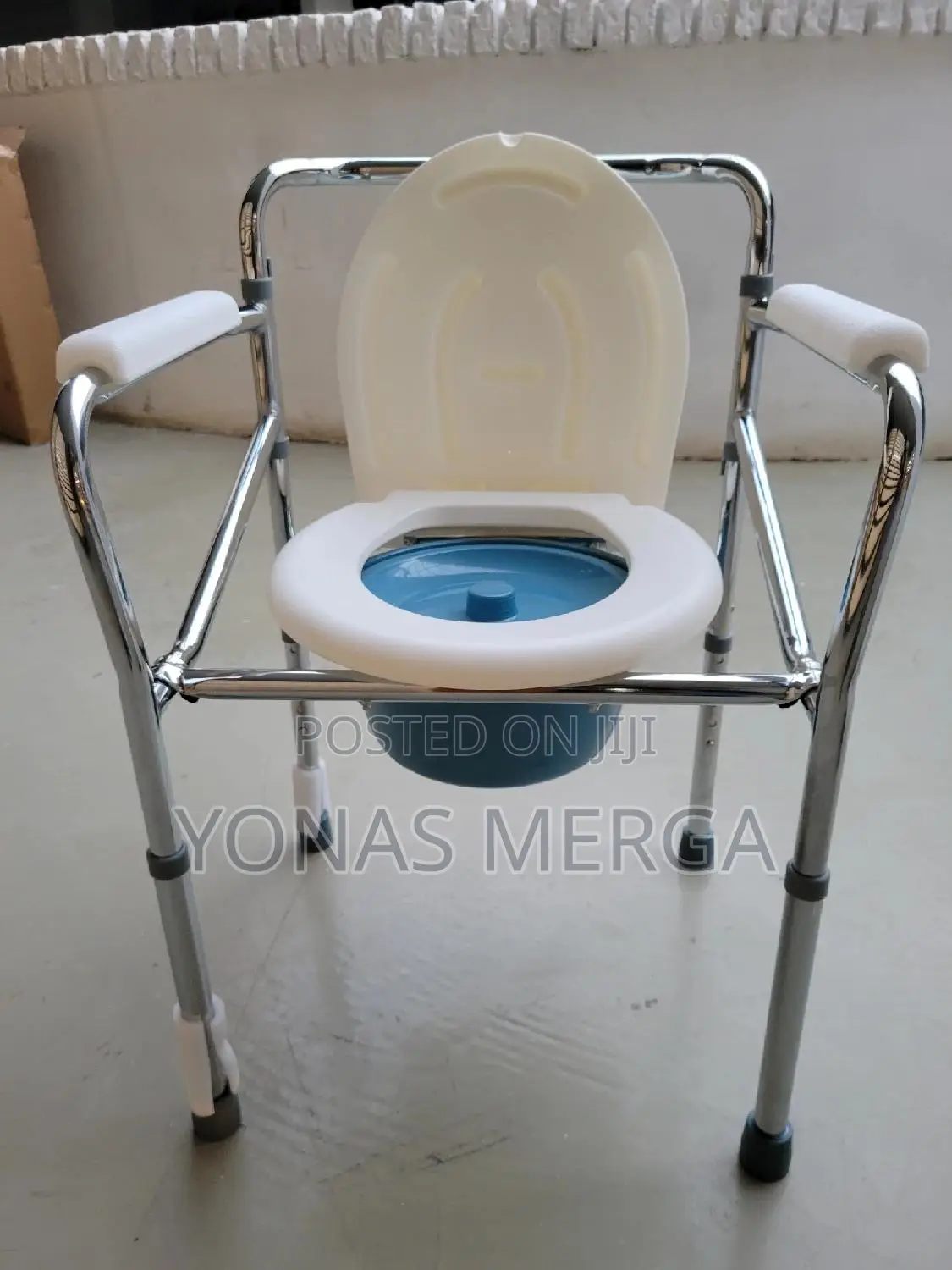 Commode Chair Without Wheels-Steel燕令toilet Chair㽣฿Shower=Pot Chair