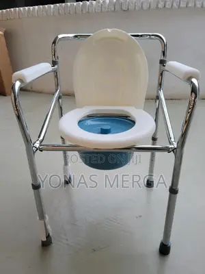 Photo - Commode Chair Without Wheels-Steel燕令toilet Chair㽣฿Shower=Pot Chair