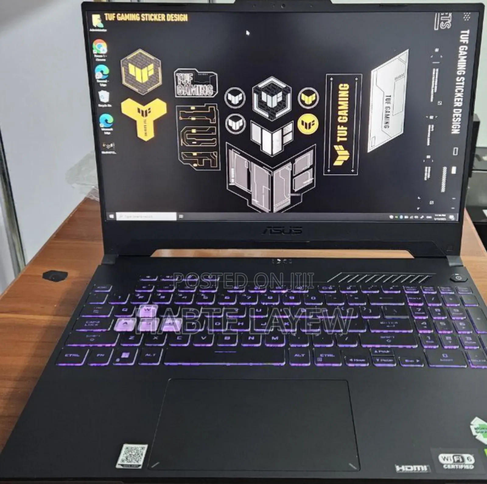 New Laptop Asus TUF Gaming A15 16GB AMD Ryzen 7 SSD 512GB