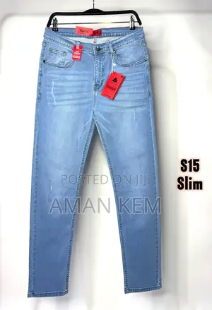 Denim Jeans ሱሪ