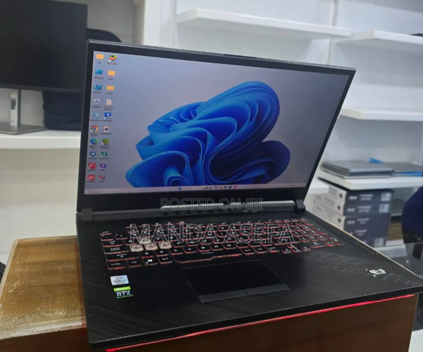 New Laptop Asus ROG Strix G17 16GB Intel Core I7 SSD 1T
