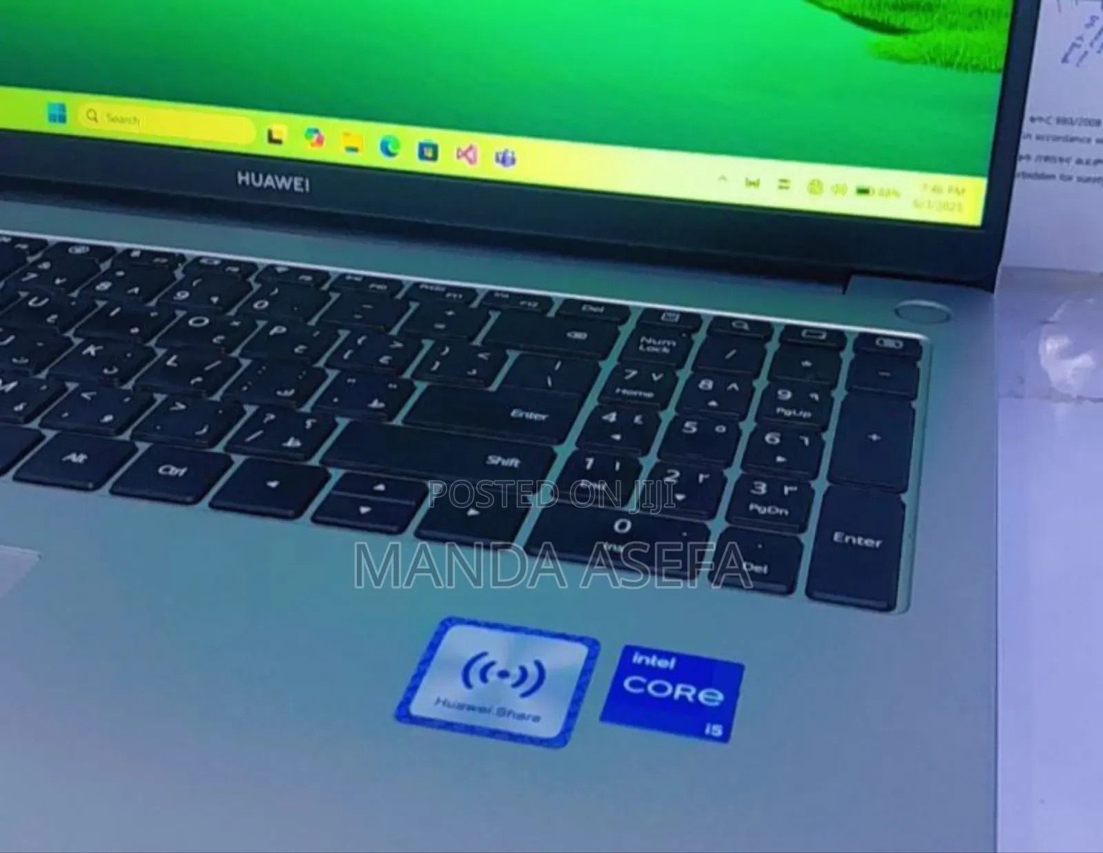 New Laptop Huawei Matebook D 15 8GB Intel Core i5 SSD 512GB