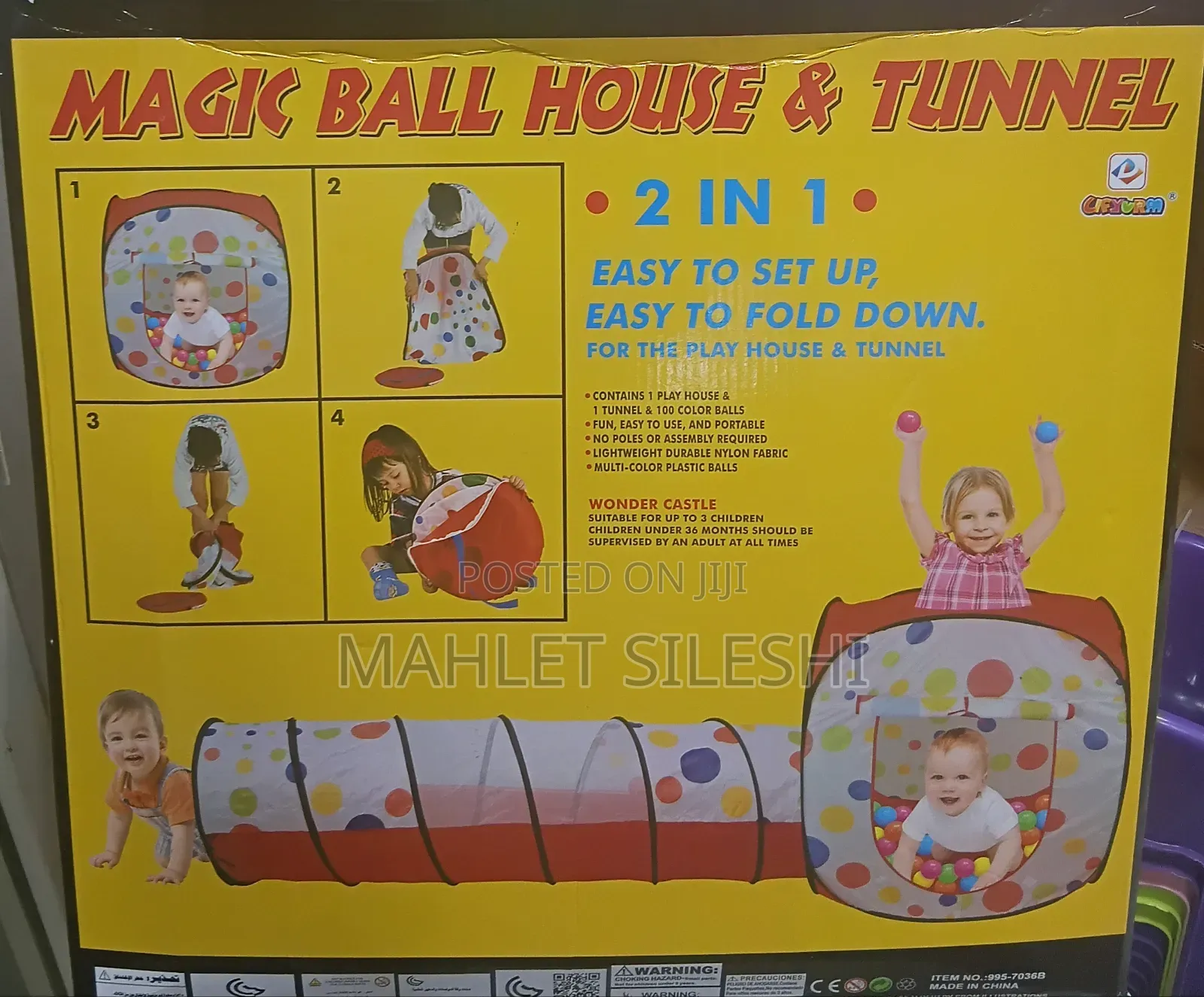 Magic Ball House And Tunnle
