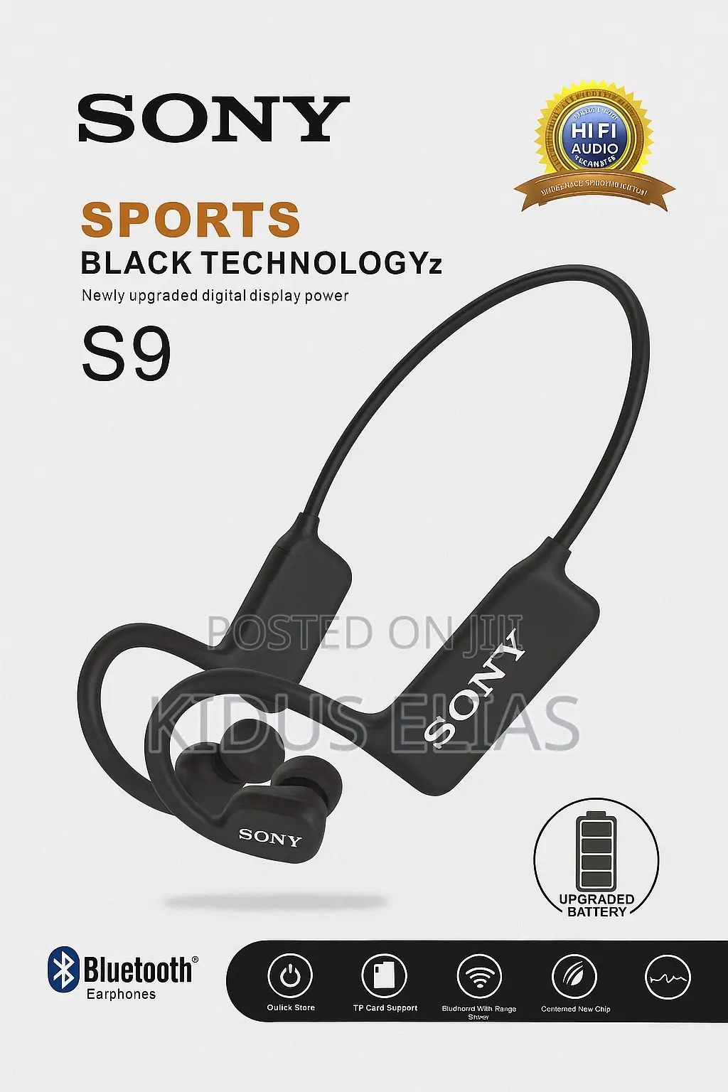 Sony S9 Sport Bluetooth Earphones