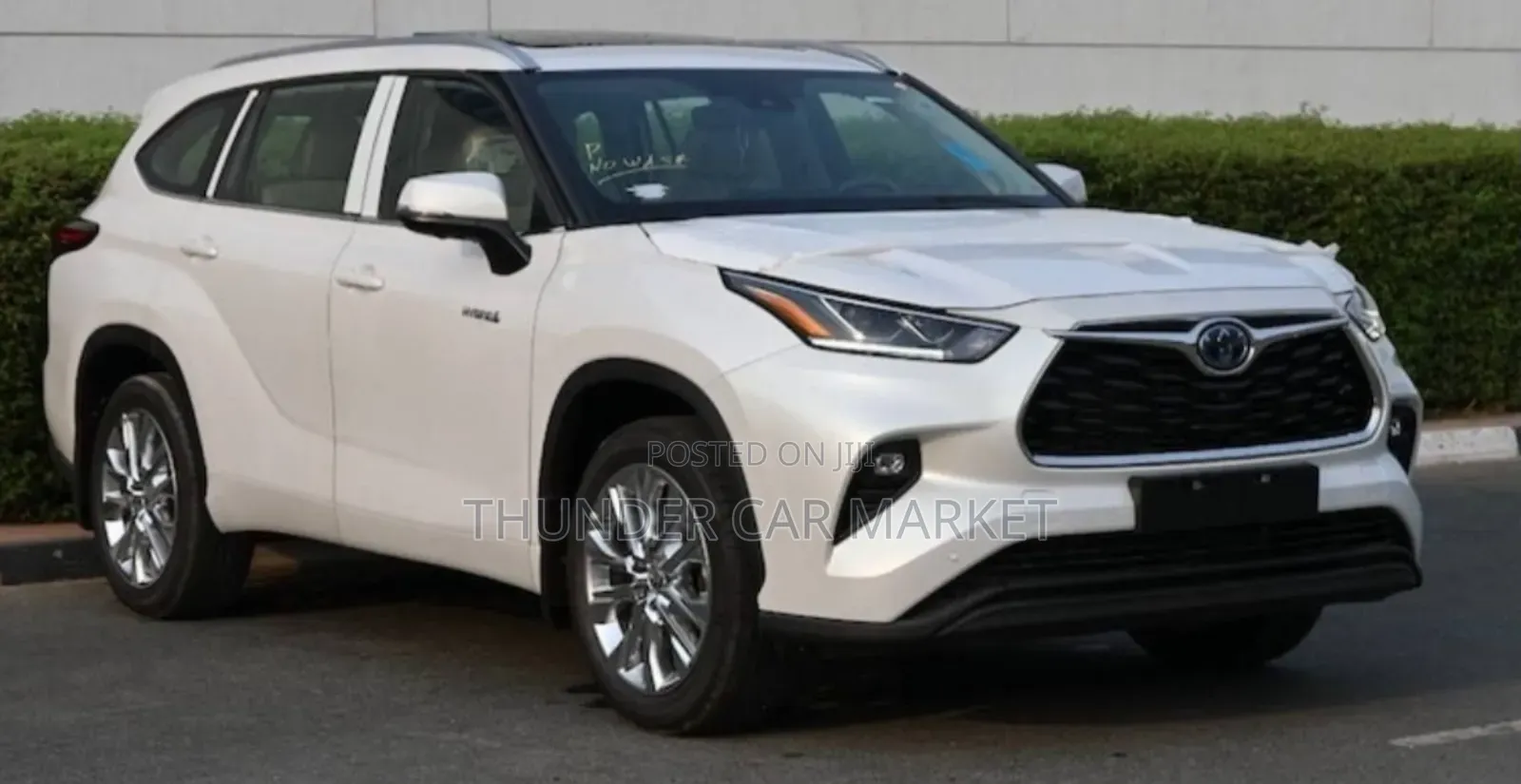 Toyota Highlander Hybrid 2024 White