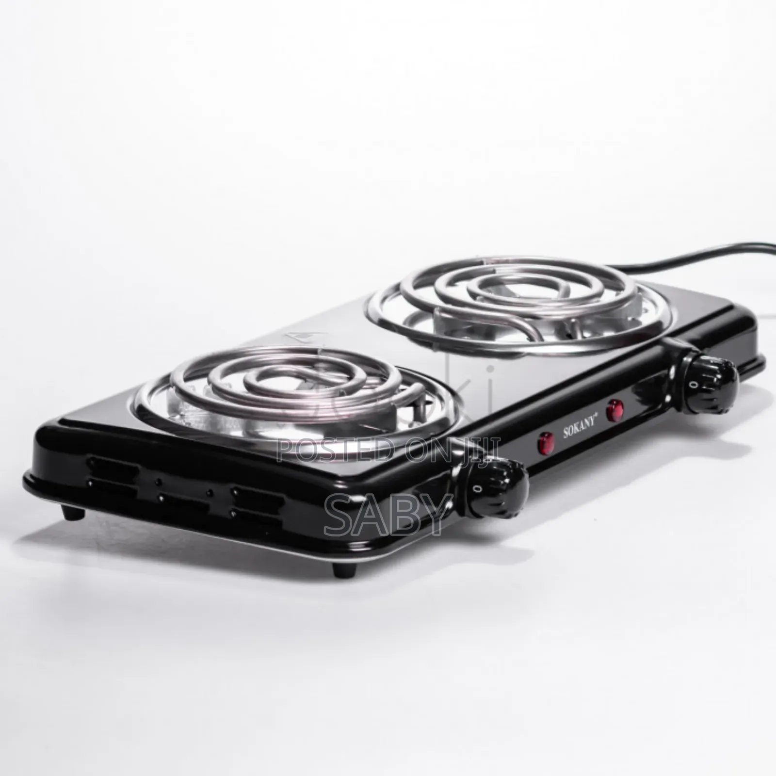 Multifunctional Dual-Burner Hotplate for Home Cooking.