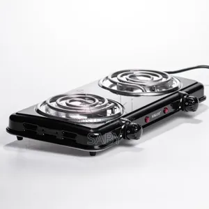 Photo - Multifunctional Dual-Burner Hotplate for Home Cooking.