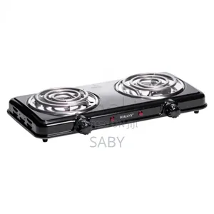 Multifunctional Dual-Burner Hotplate for Home Cooking.