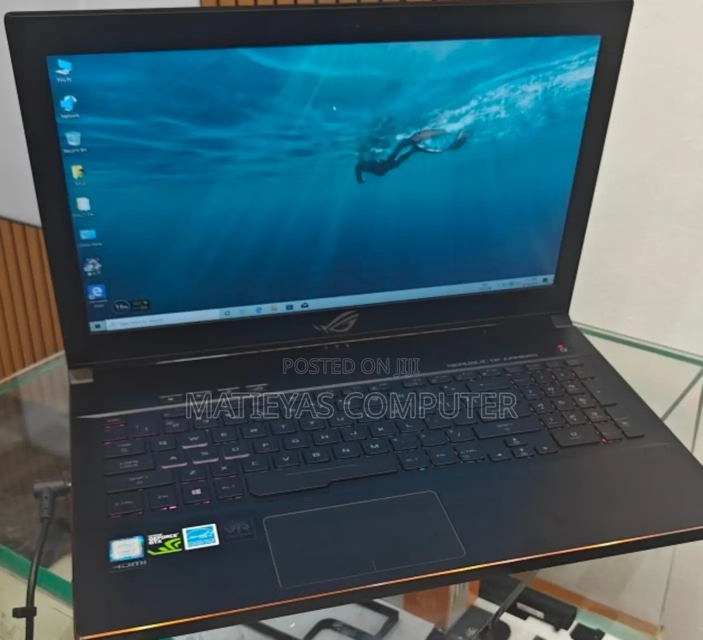 New Laptop Asus ROG Zephyrus G15 16GB Intel Core I7 HDD+SSD 1T