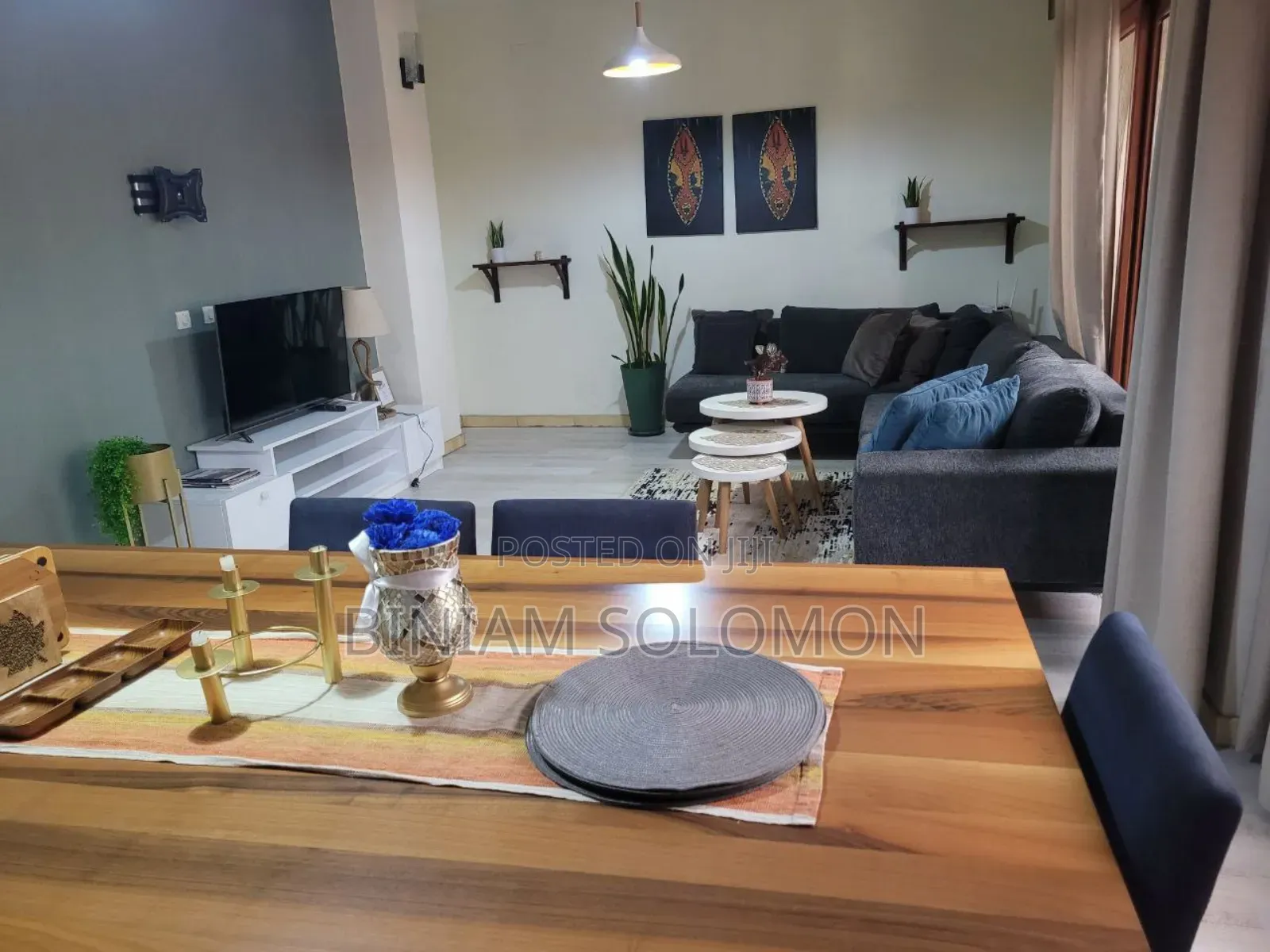 Furnished 3bdrm Apartment in Bole for rent