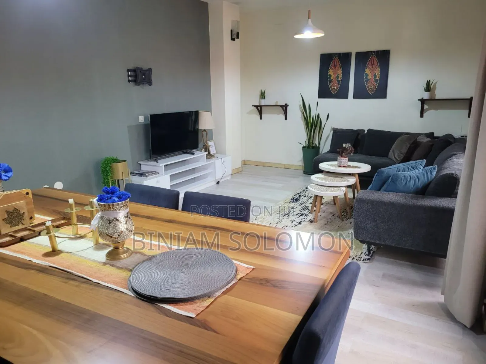 Furnished 3bdrm Apartment in Bole for rent