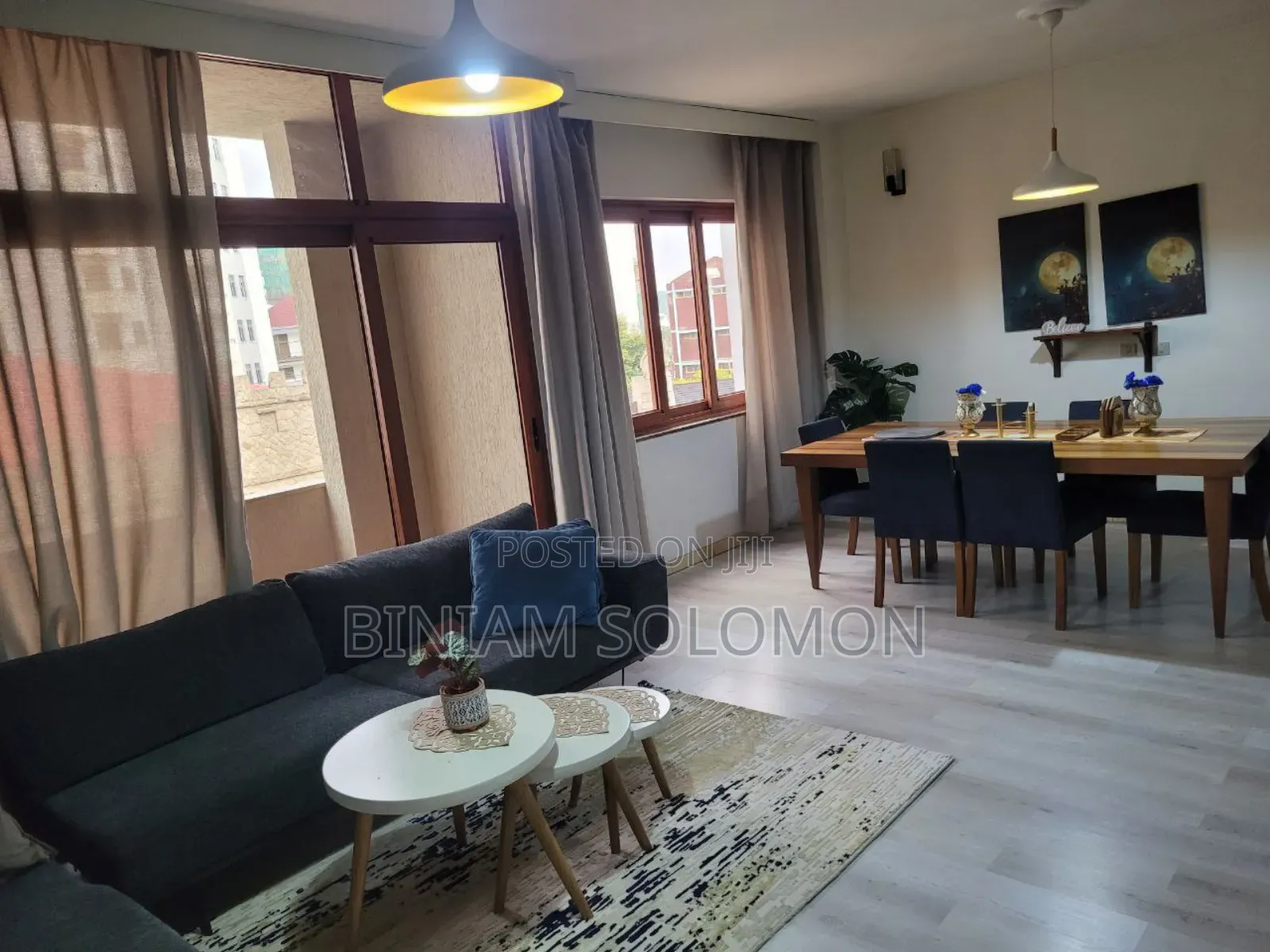 Furnished 3bdrm Apartment in Bole for rent