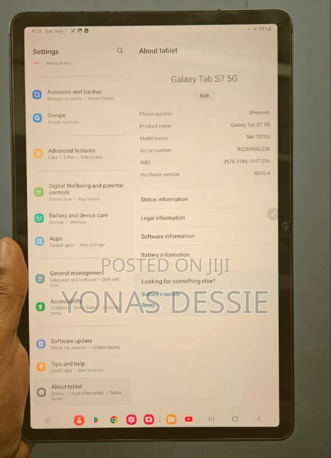 Samsung Galaxy Tab S7 128 GB