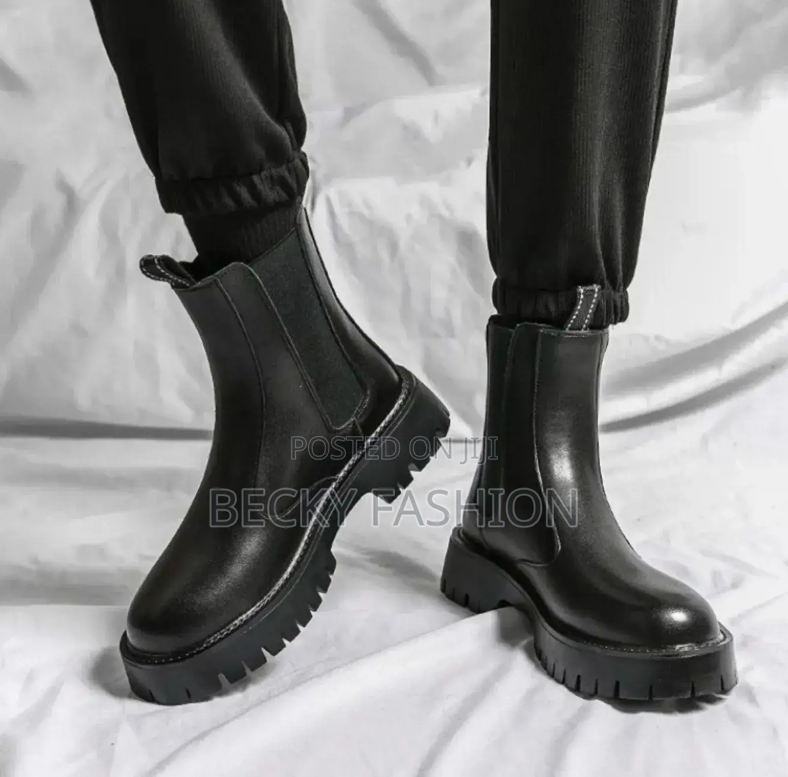 Chelsea Boots Men's Leather Shoes