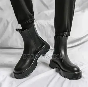 Chelsea Boots Men's Leather Shoes