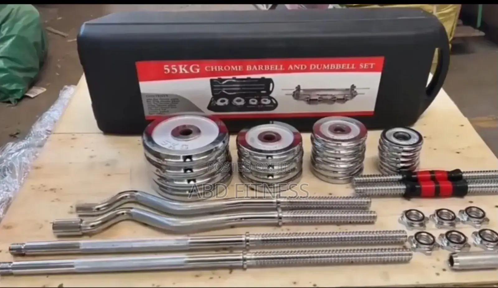 Affordable All-in-One Kit—Dumbbells Convert Into a Barbell in Seconds