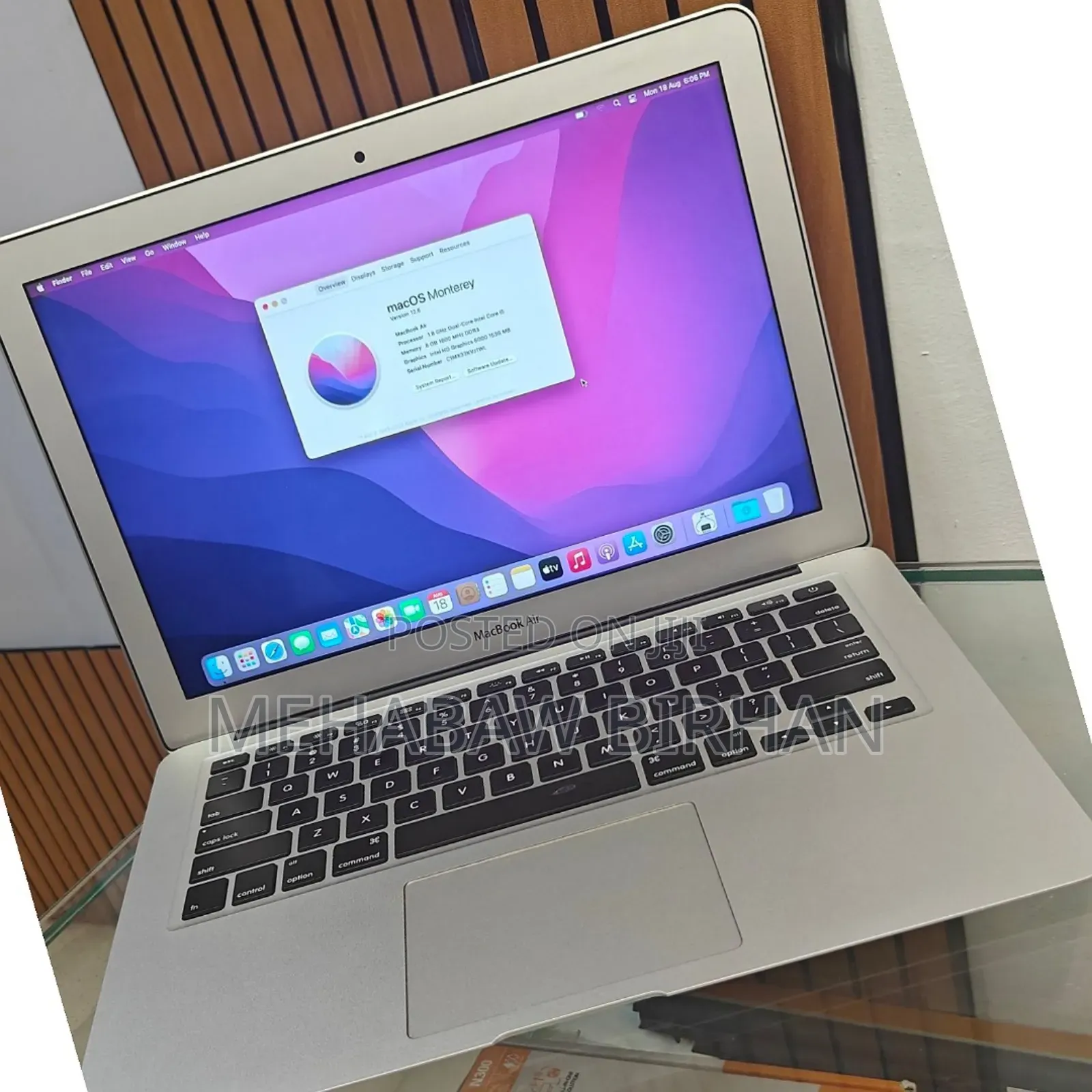 New Laptop Apple MacBook Air 2017 8GB Intel Core I5 SSD 256GB