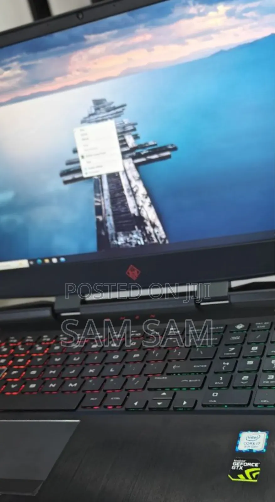 New Laptop HP Omen 15 16GB Intel Core I7 SSD 512GB