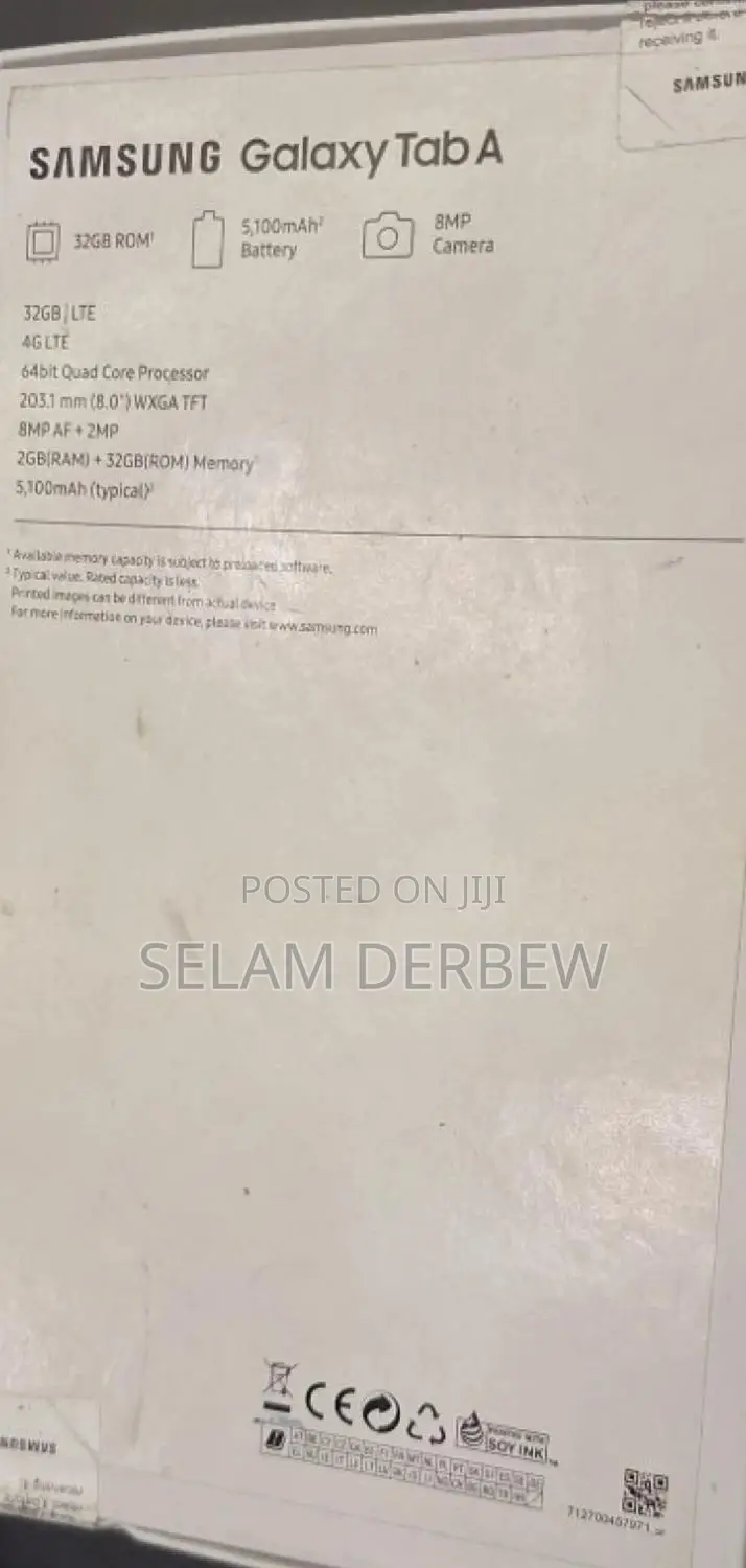 New Samsung Galaxy Tab A 8.0 (2018) 32 GB