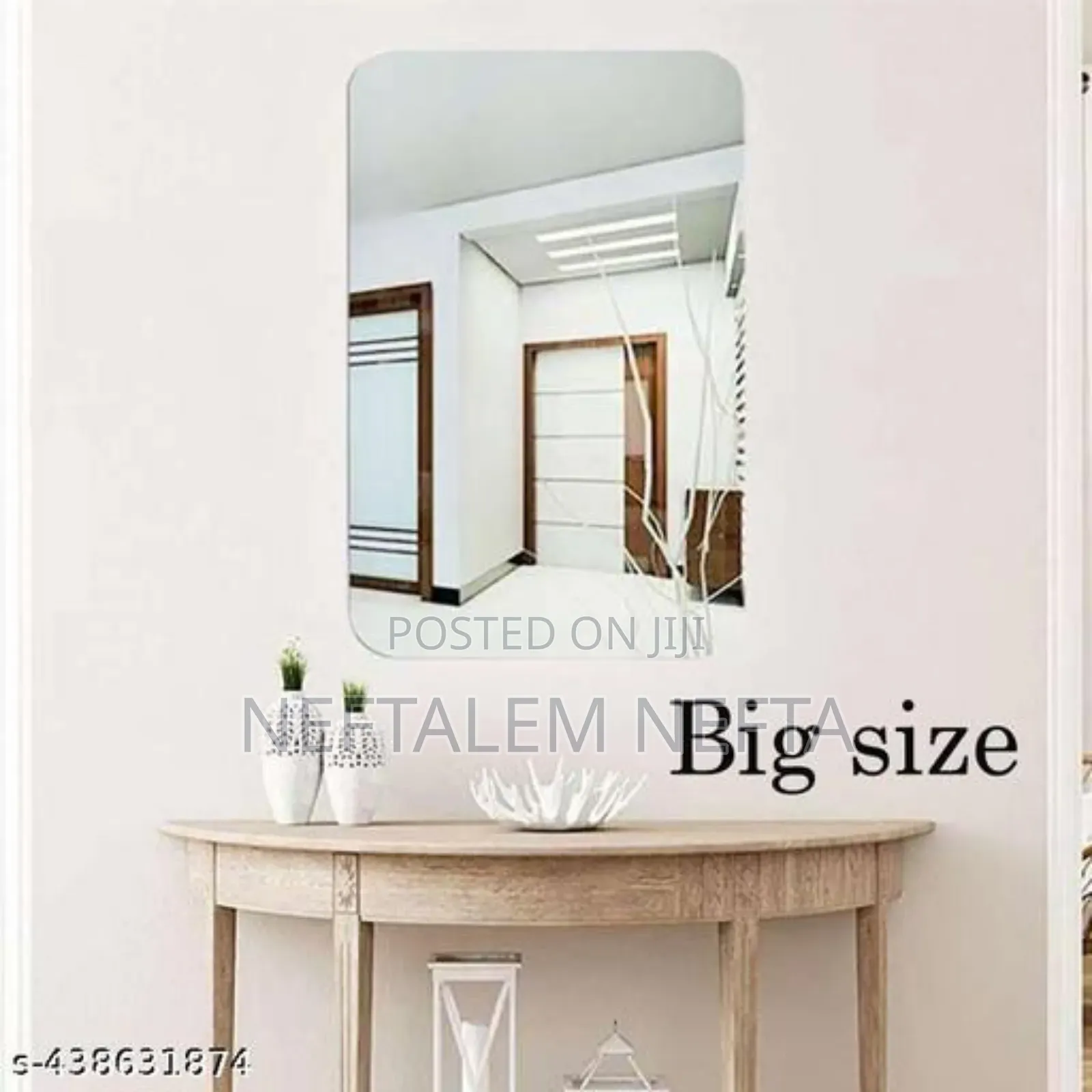 Rectangular Self-adhesive Decorative Mirror