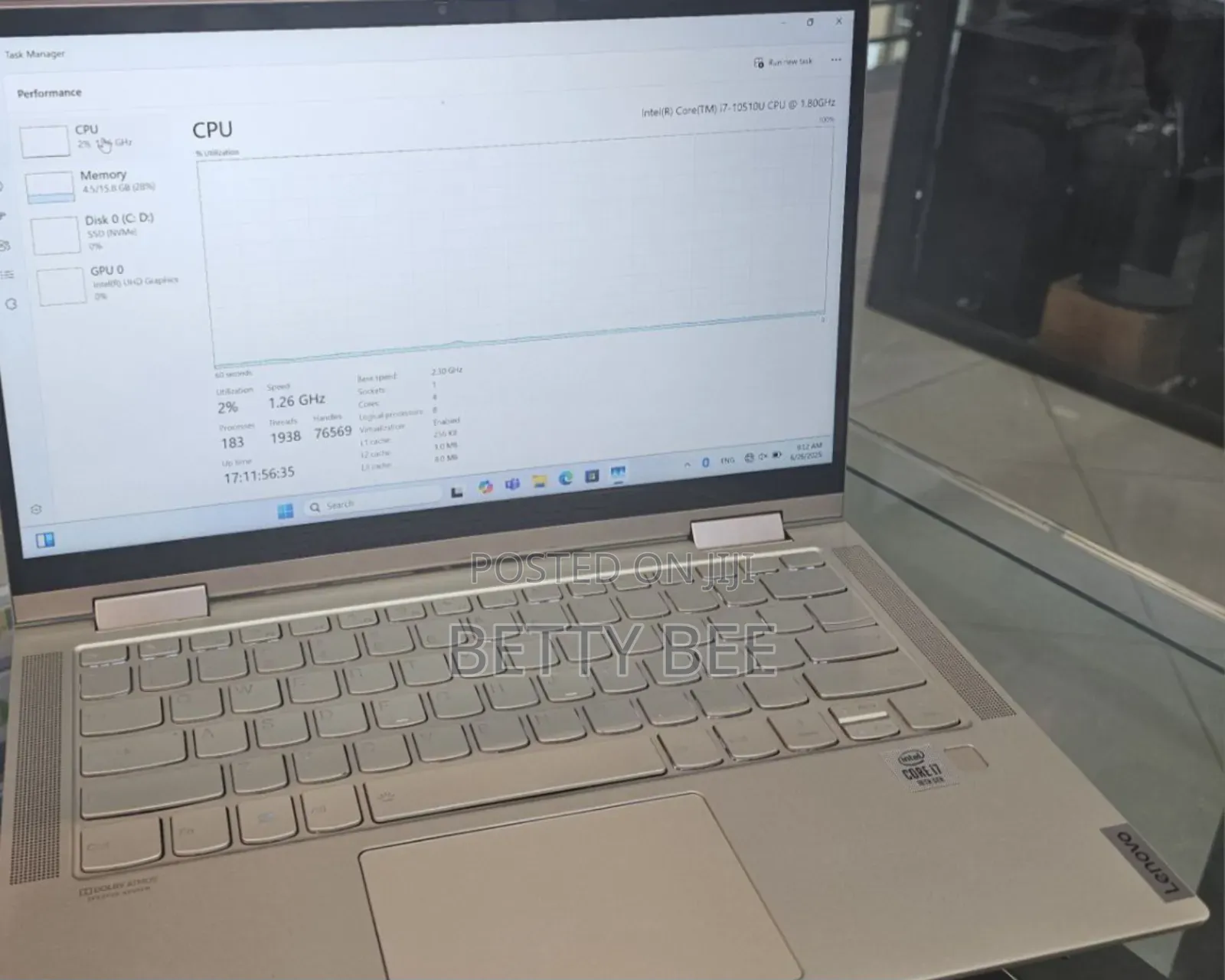 New Laptop Lenovo Yoga C740 16GB Intel Core I7 SSD 512GB