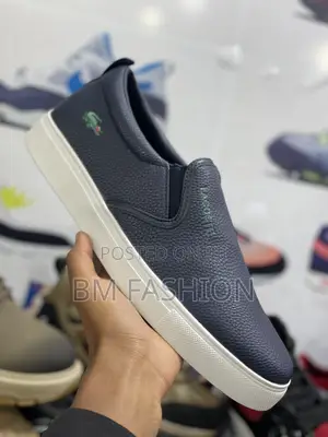 Lacoste Flats Men’S Blue-Black Casual Classic Shoes