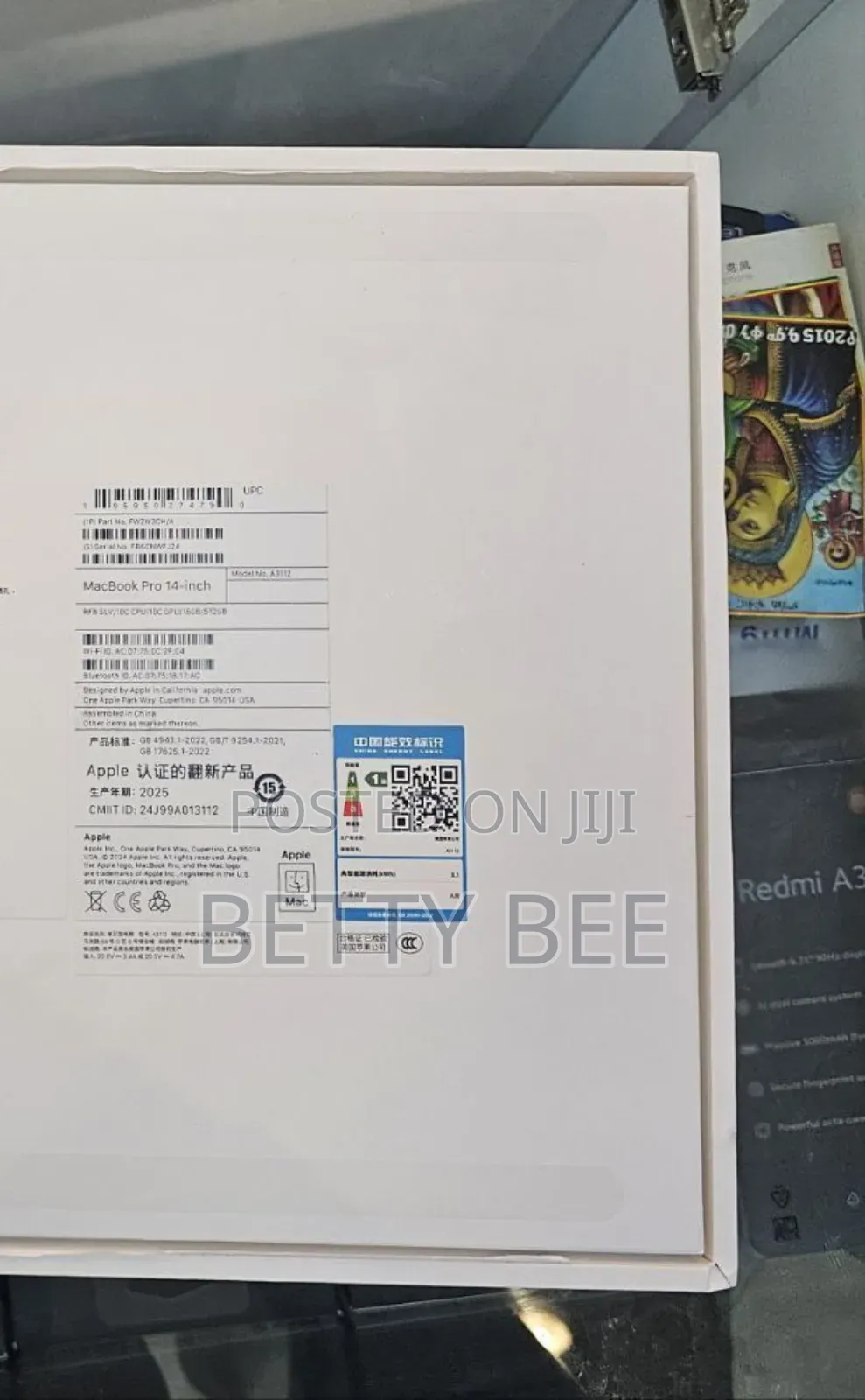 New Laptop Apple MacBook Pro 2024 M4 14-Inch 16GB Apple M4 SSD 512GB