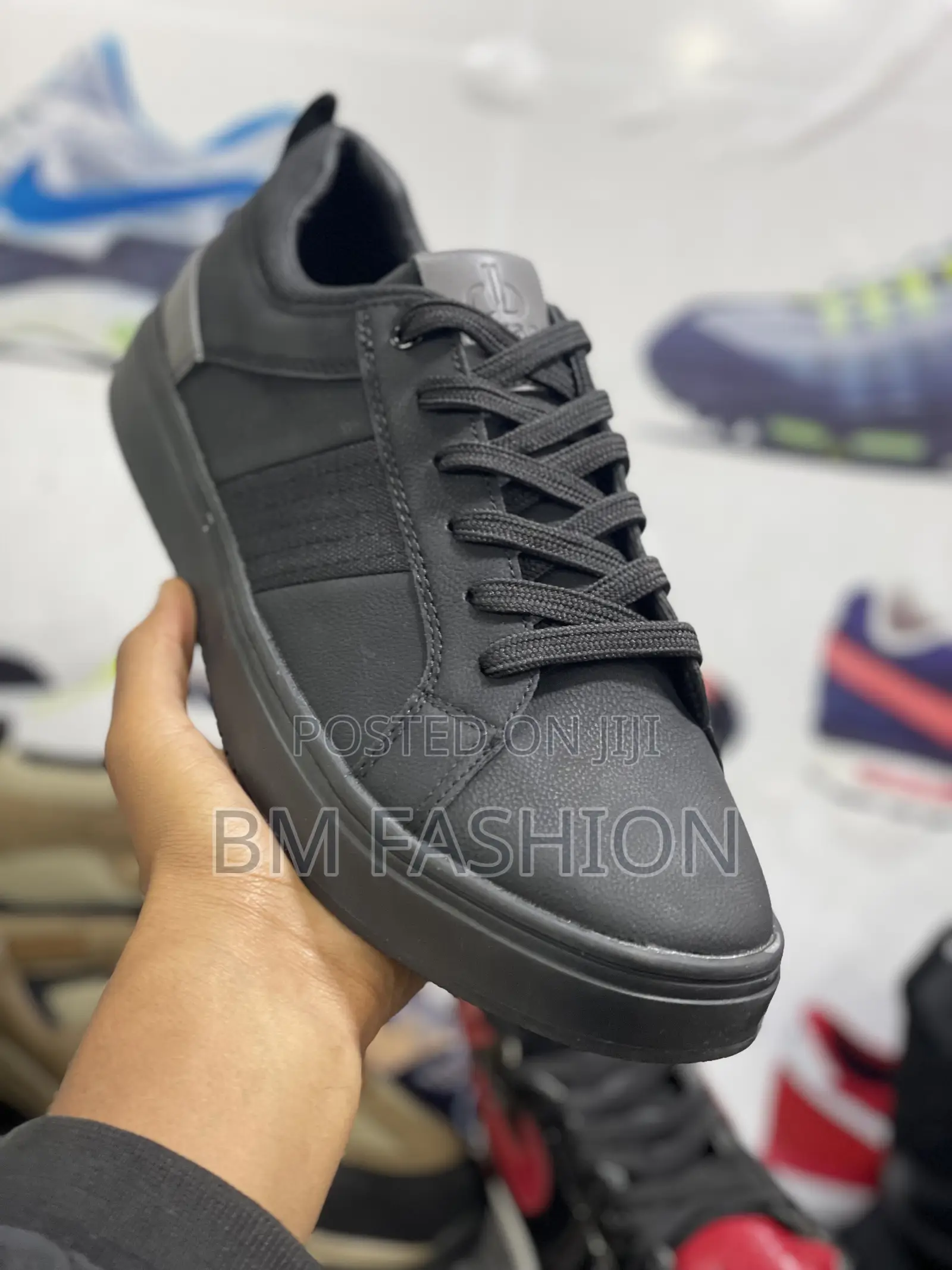 Full Black Flat Shoes