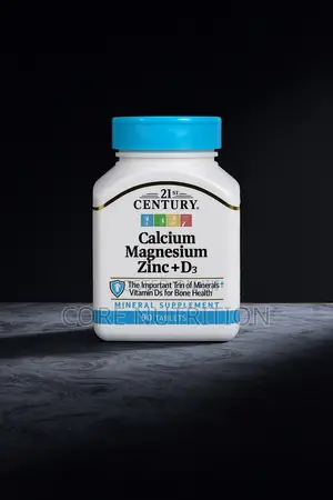 Photo - Calcium Magnesium Zinc + D3, 90 Tablets