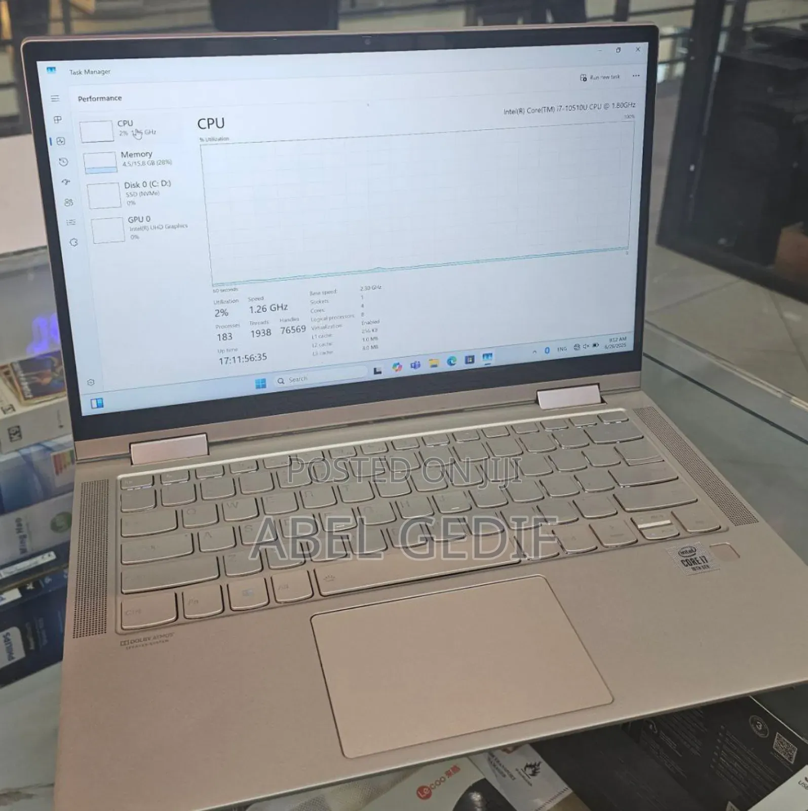 New Laptop Lenovo Yoga C740 16GB Intel Core I7 SSD 512GB