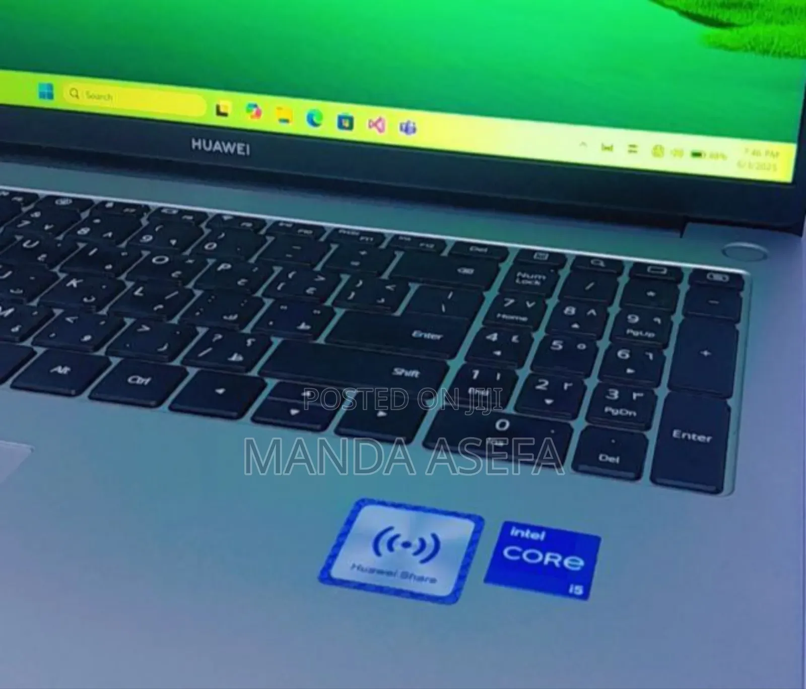 New Laptop Huawei Matebook D 15 8GB Intel Core i5 SSD 512GB