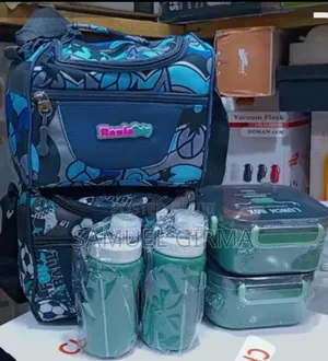 Photo -  Isolated Lunch Box With Bag