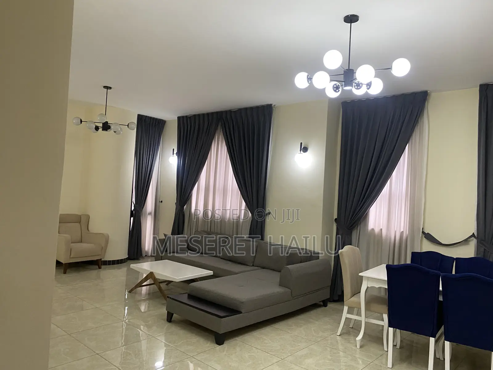 Furnished 2bdrm Apartment in Bole for rent