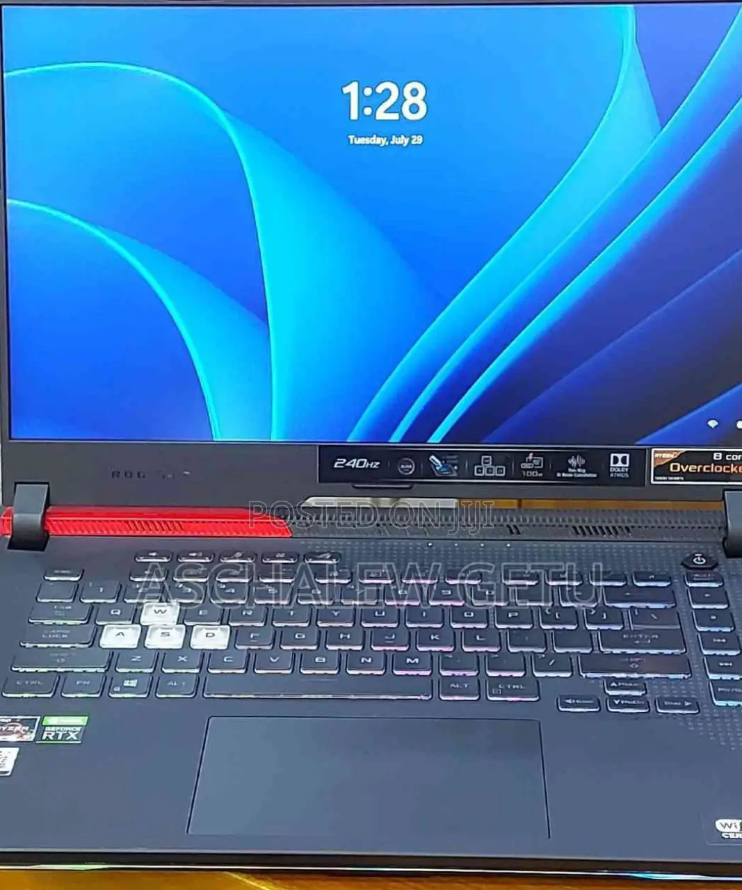 New Laptop Asus ROG Strix G15 16GB AMD Ryzen 9 SSD 1T