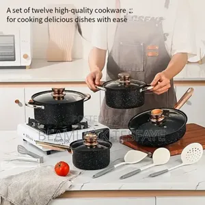 Photo - 4pcs Pots Pan Stainless Still Nonstick Cook Ware