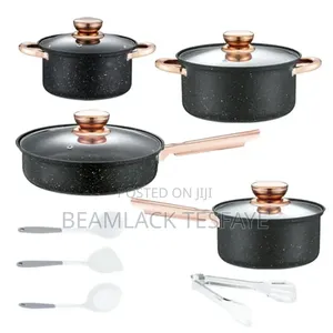 4pcs Pots Pan Stainless Still Nonstick Cook Ware
