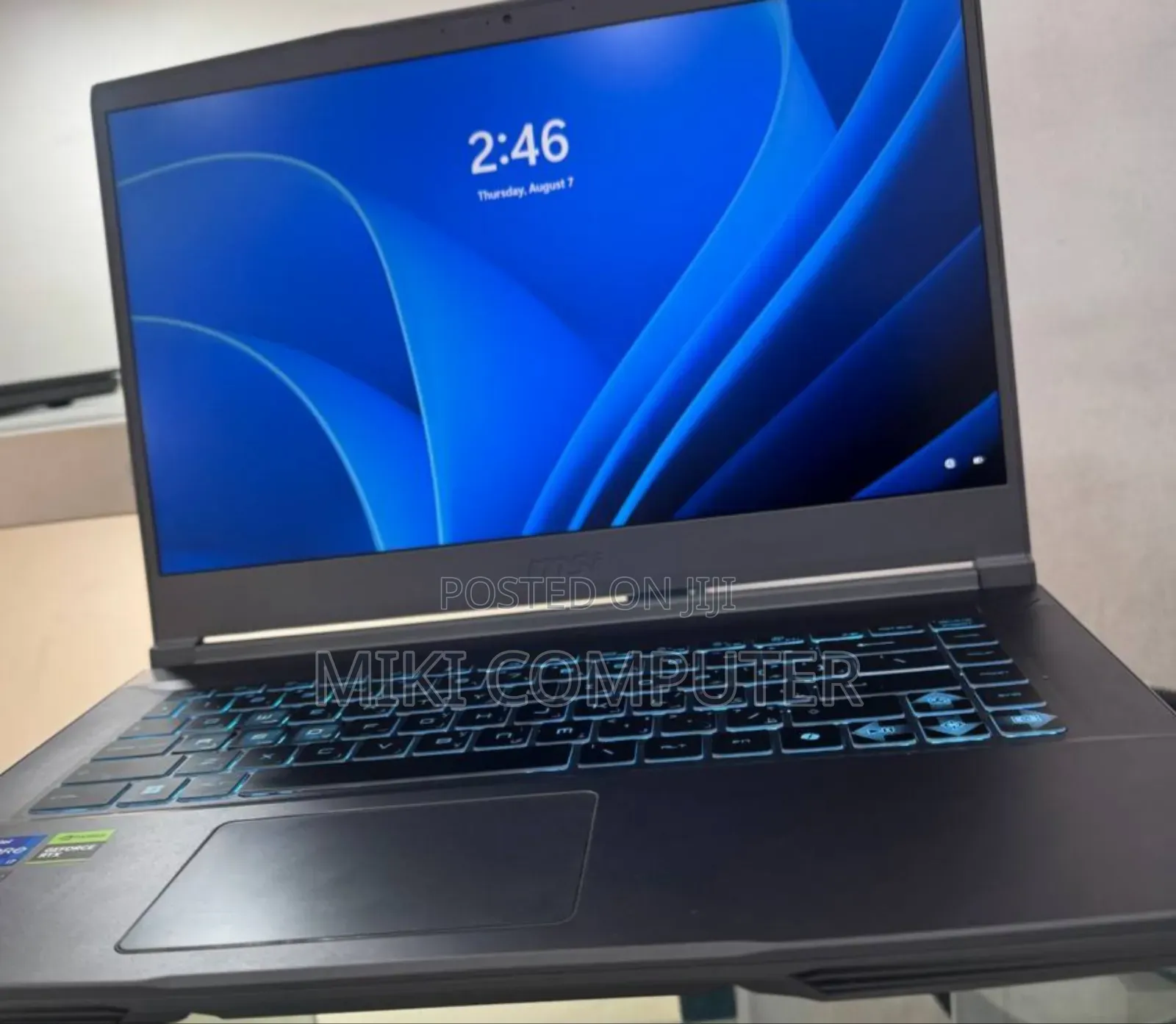 New Laptop MSI Pulse GL66 16GB Intel Core I7 SSD 512GB