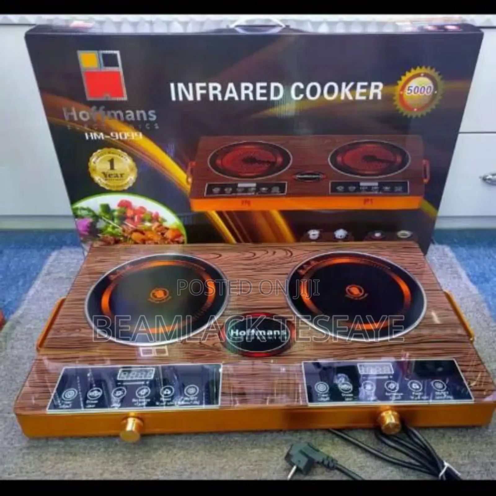 Silver Love Touch Technology Electric Stove