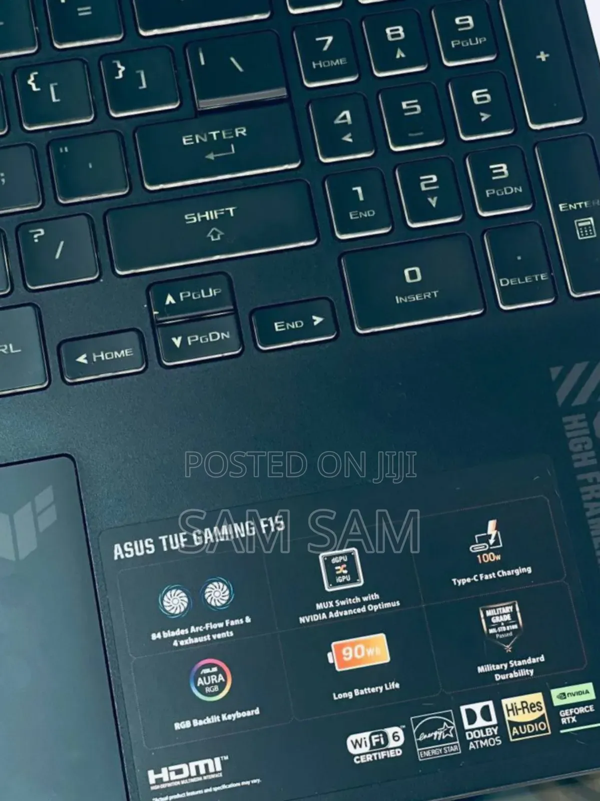 New Laptop Asus TUF Gaming A15 16GB Intel Core I7 SSD 512GB