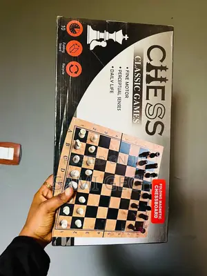 Photo - 3in1 Wooden Game Set | [Chess+ Checkers + Backgammon ]