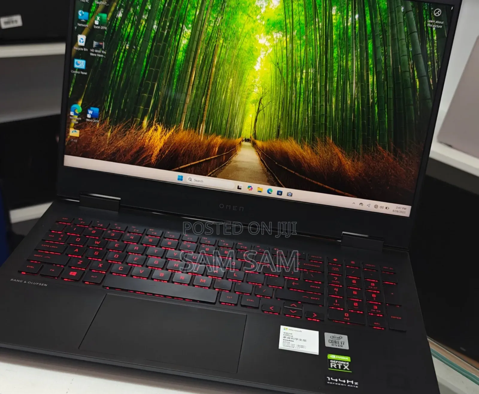 New Laptop HP Omen 15 16GB Intel Core I7 SSD 512GB